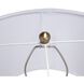 Cone 28.5 inch 40.00 watt Gold/White Table Lamp Portable Light