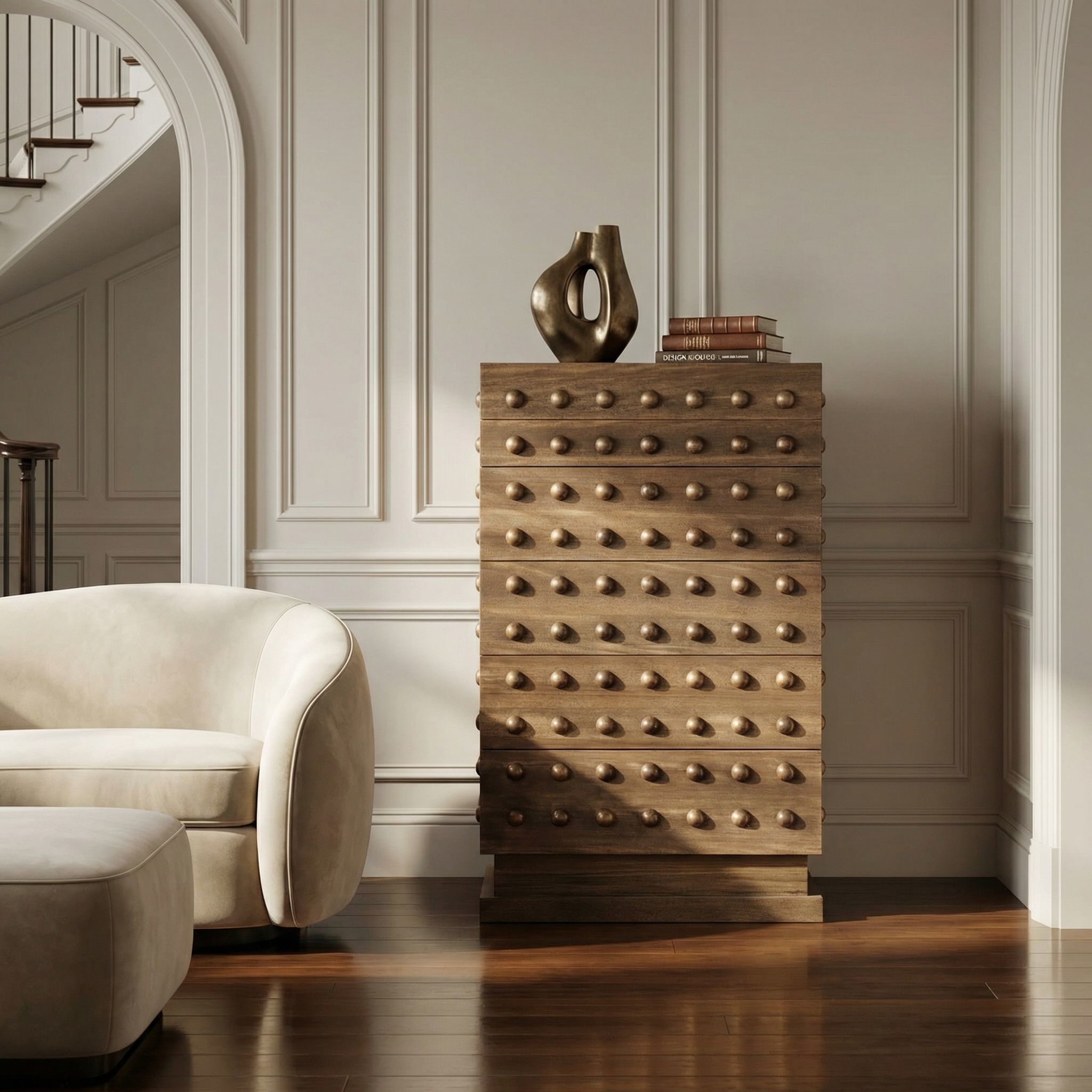 Didier Dark Walnut Cabinet
