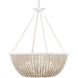 Wychwood 6 Light 32 inch Sugar White Chandelier Ceiling Light