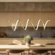 Synergy LED 41.75 inch Antique Brass Linear Pendant Ceiling Light