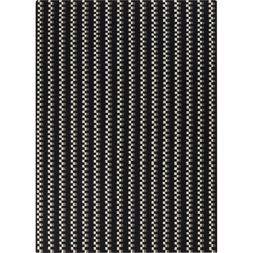 Frontier 132 X 96 inch Black/Charcoal/Light Beige Handmade Rug