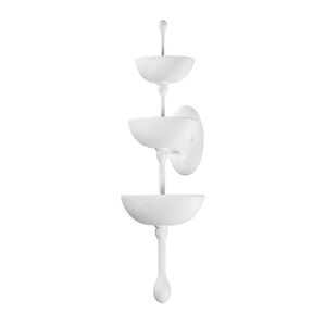 Aura 6 Light 10 inch Gesso White Wall Sconce Wall Light