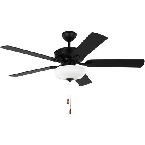 Linden 52 LED 52 inch Midnight Black Ceiling Fan