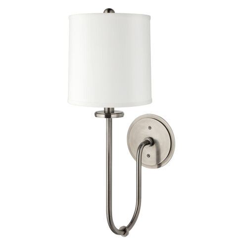 Jericho 1 Light 7 inch Historic Nickel Wall Sconce Wall Light