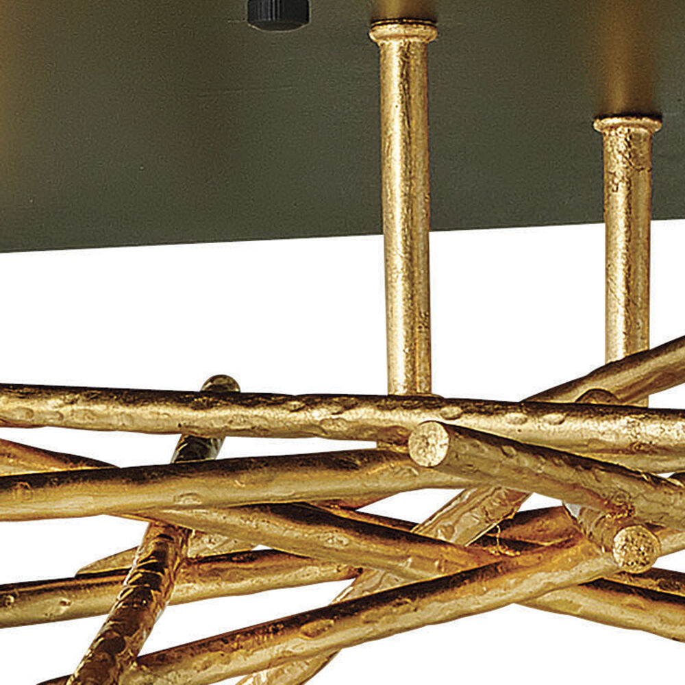 Styx LED 18 inch Black Foyer Light Ceiling Light, Flush Mount