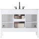 Blakely 48 X 34 inch White Bathroom Vanity Cabinet
