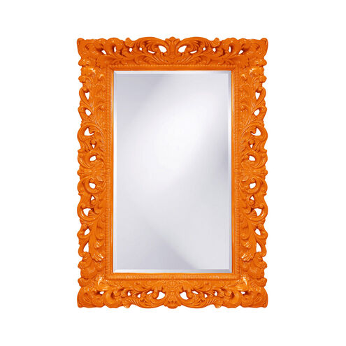 Barcelona 46 X 32 inch Glossy Orange Wall Mirror