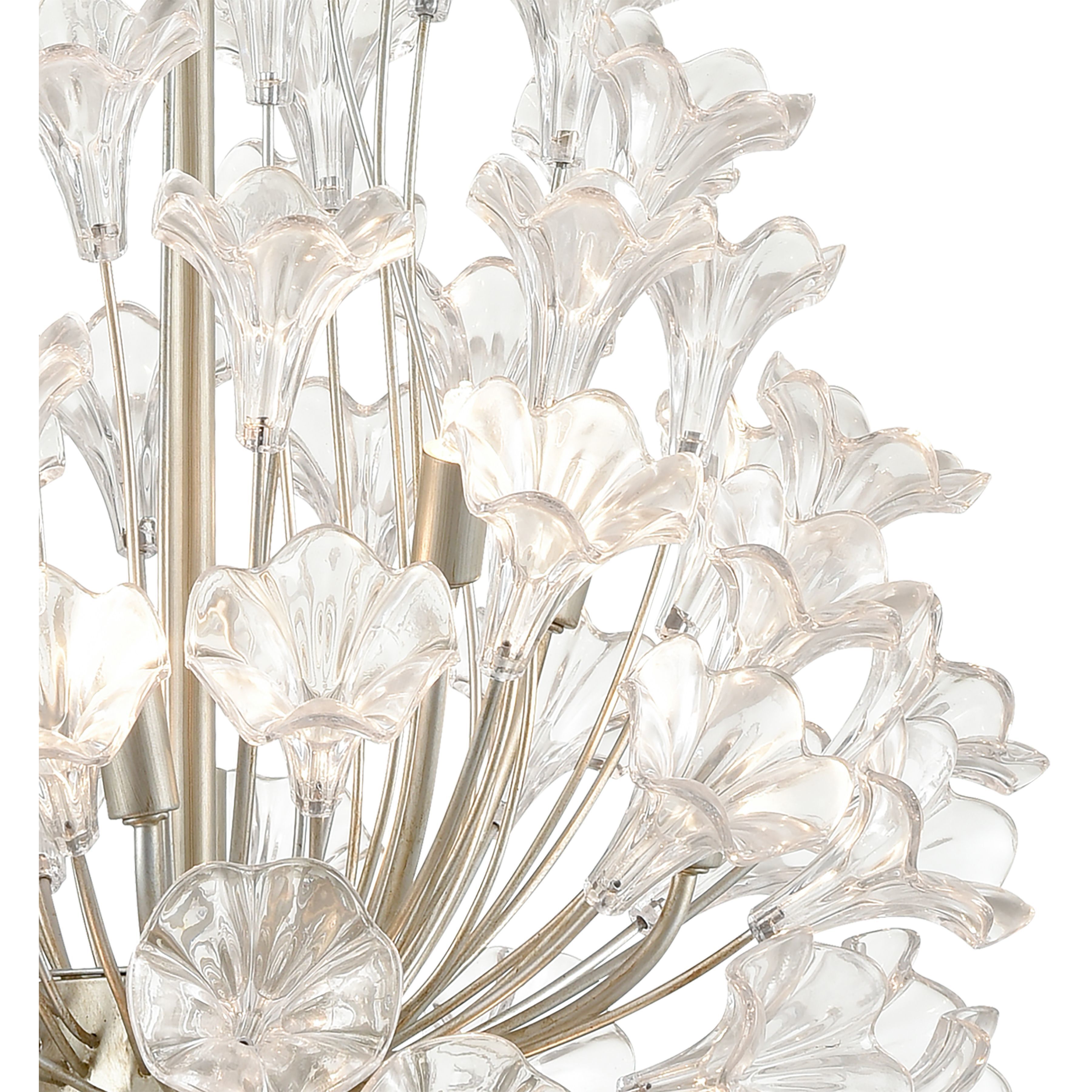 Celene 12 Light 22 inch Aged Silver Chandelier Ceiling Light