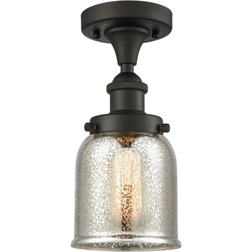 Small Bell LED 5 inch Oil Rubbed Bronze Semi-Flush Mount Ceiling Light, Ballston
