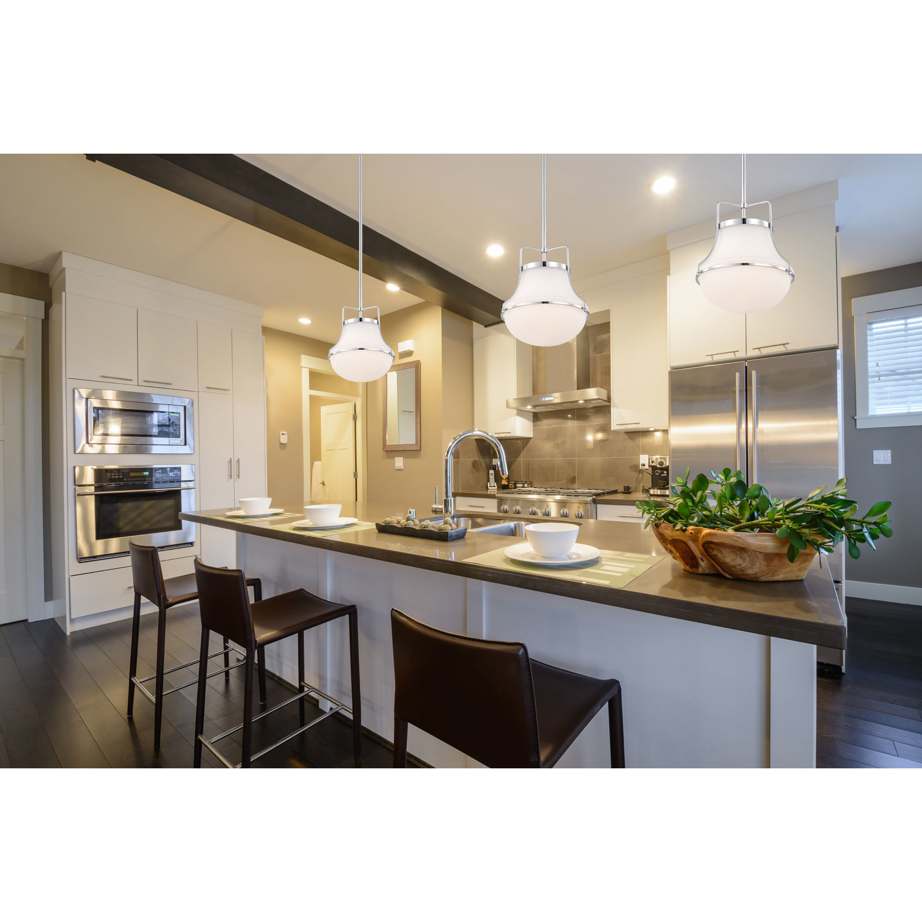 Valdora 1 Light 10.38 inch Polished Nickel Pendant Ceiling Light