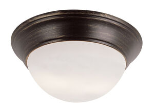 Bolton 2 Light 11 inch Rubbed Oil Bronze Flushmount Ceiling Light