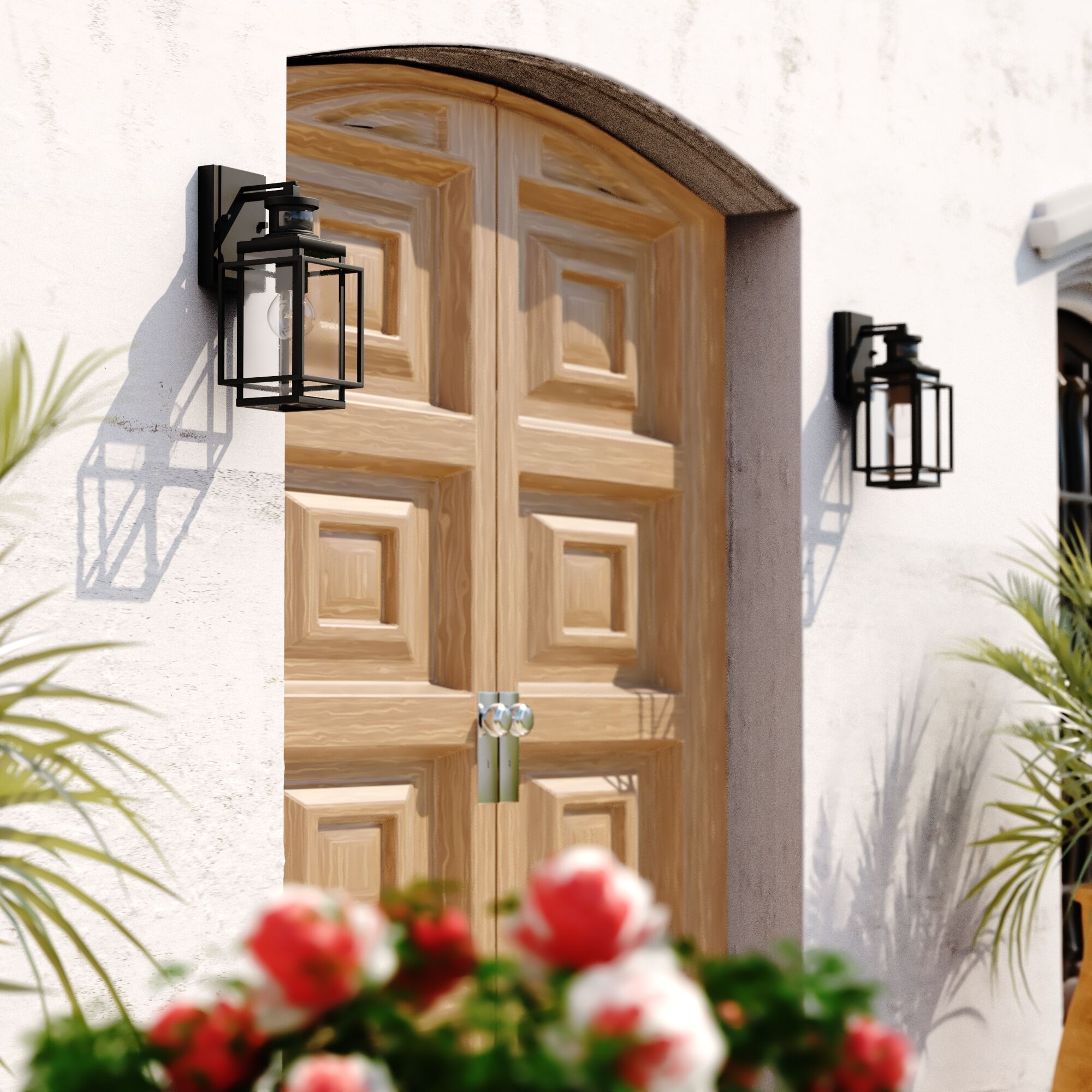 Hyde Park Espresso Bronze Outdoor Motion Sensor