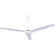 DC 60 inch White Industrial Ceiling Fan