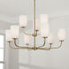 Lawson 9 Light 32 inch Aged Brass Chandelier Ceiling Light