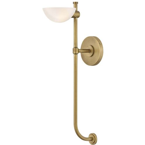 Merit 1 Light 5 inch Heritage Brass Sconce Wall Light