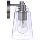 Emilio 3 Light 23 inch Brushed Polished Nickel Vanity Light Wall Light