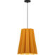 Olivia 1 Light 15.5 inch Black Pendant Ceiling Light in Ocher/Ash, WEP Collection