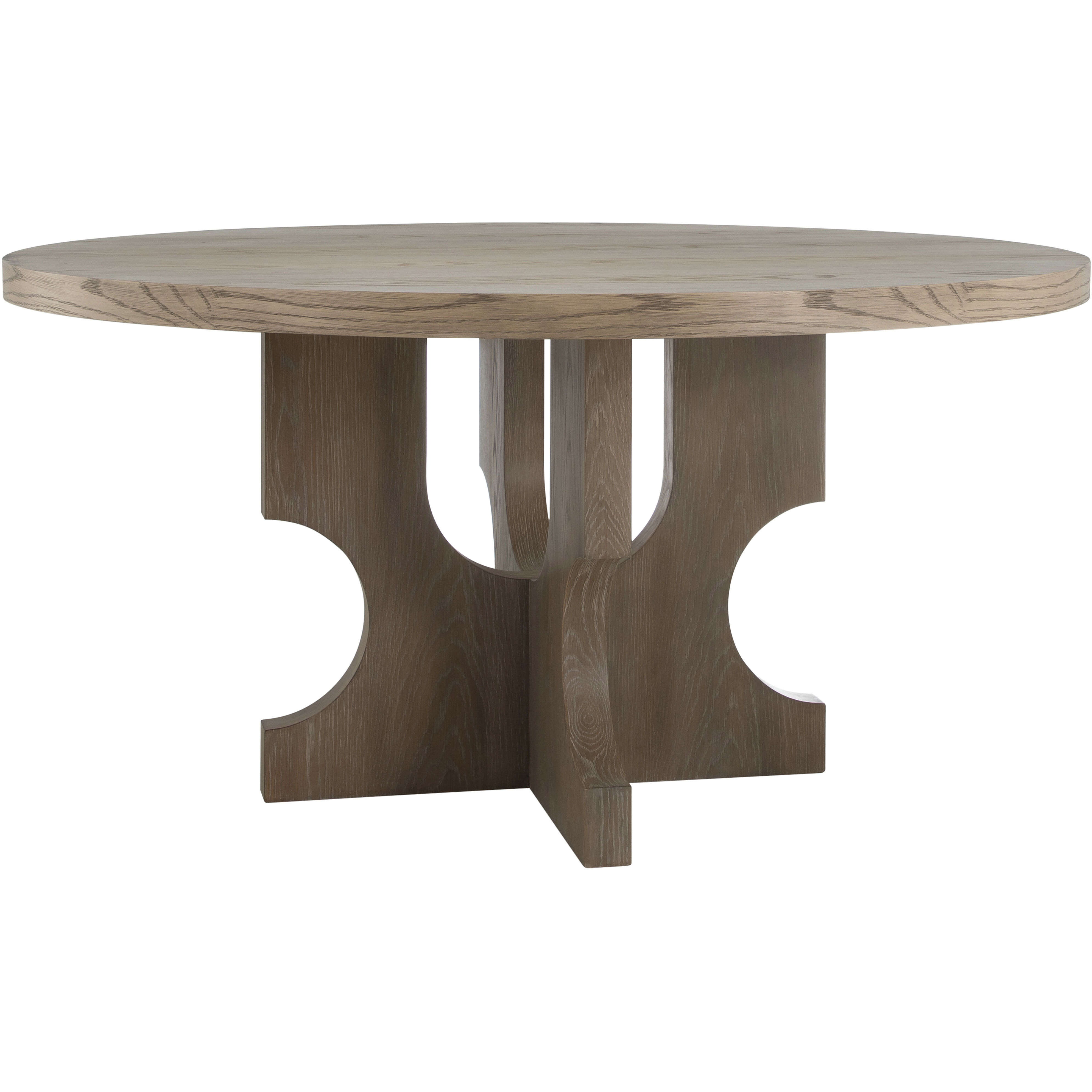 Sylvie 60 X 60 inch Cerused Natrual Dining Table