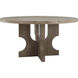 Sylvie 60 X 60 inch Cerused Natrual Dining Table