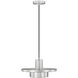 Ludo Pendant Ceiling Light in Brushed Nickel