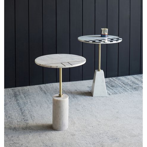 Anita 16.1 inch Brass Spray Occasional Table
