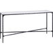 Seville 60 X 16 inch Graphite with White Console Table, Forged