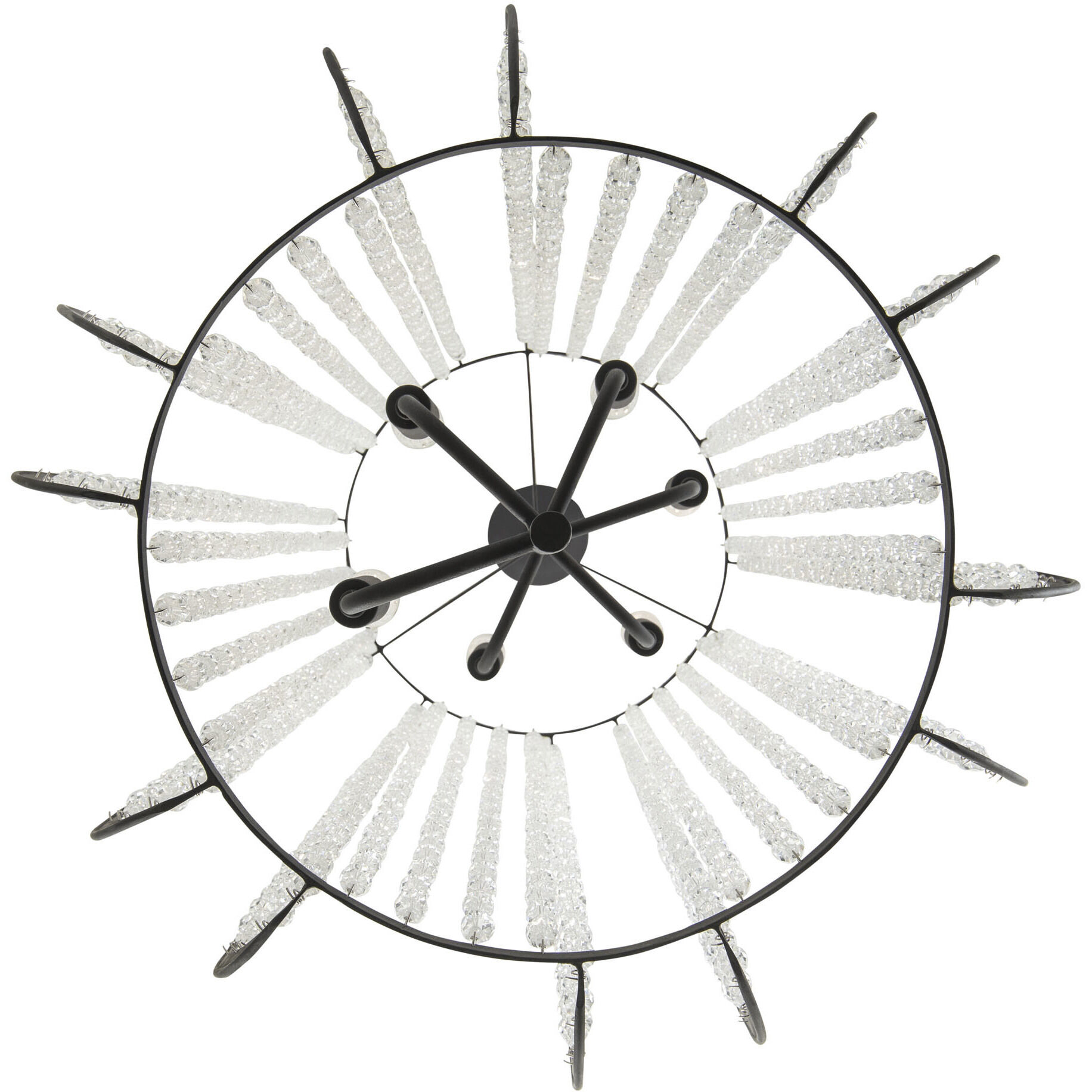 Caesar 6 Light 24 inch Carbon Foyer Pendant Ceiling Light