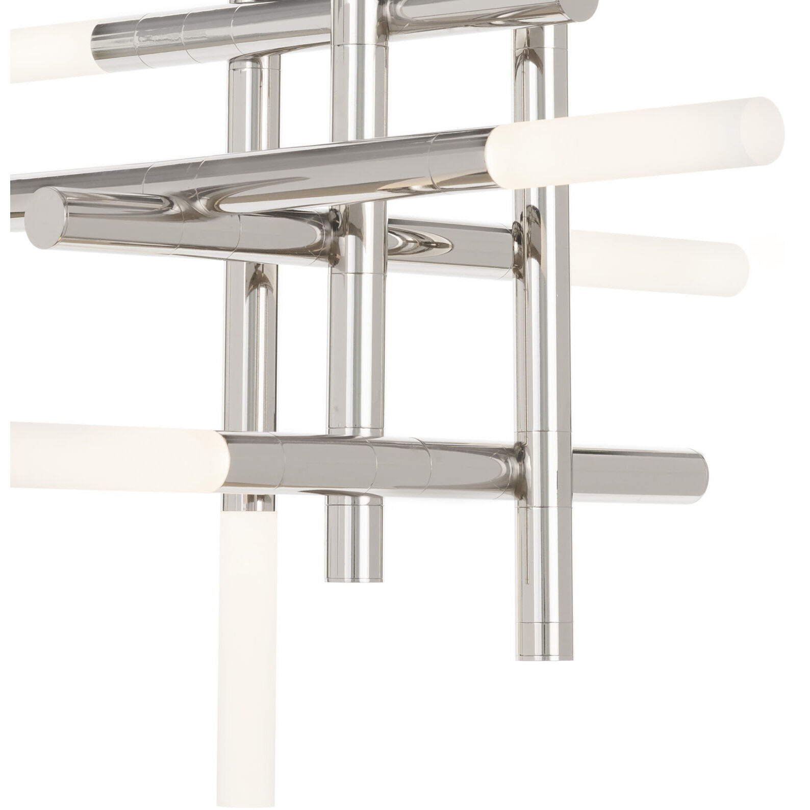 Cass 8 Light 38.25 inch Polished Nickel Chandelier Ceiling Light