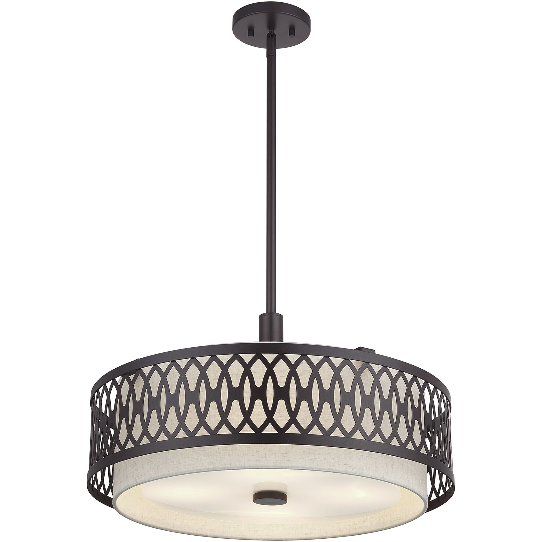 Vistaview 4 Light 21 inch English Bronze Pendant Chandelier Ceiling Light