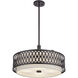 Vistaview 4 Light 21 inch English Bronze Pendant Chandelier Ceiling Light