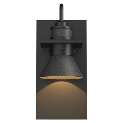Erlenmeyer 1 Light 11.3 inch Coastal Black and Coastal Natural Iron Outdoor Sconce in Coastal Black/Coastal Natural Iron