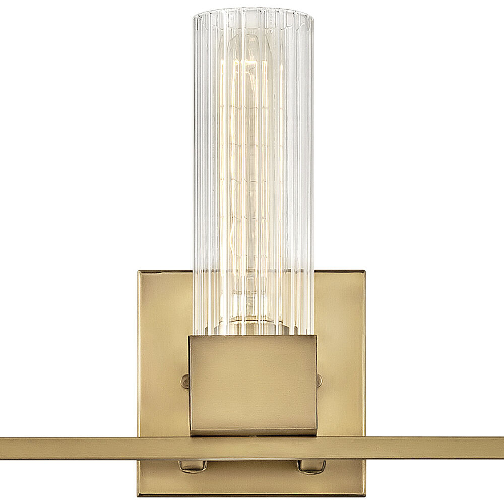 Xander 3 Light 23 inch Heritage Brass Vanity Light Wall Light