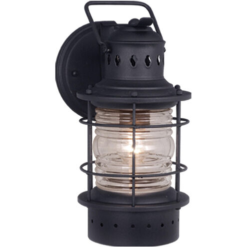 Hyannis LED 12.25 inch Textured Black Outdoor Wall