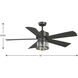 Midvale 56 inch Blistered Iron Outdoor Ceiling Fan