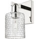 Arcadia Cobbleskill Armed Sconce Wall Light in Polished Nickel