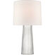 Barbara Barry Danube 28.75 inch 100 watt Clear Glass Table Lamp Portable Light, Medium