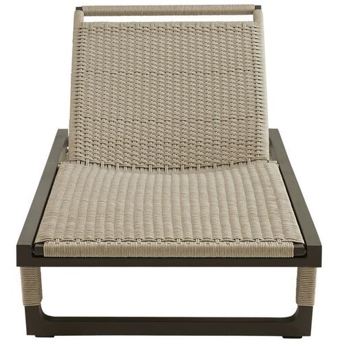 Daytona Buff and Blackened Bronze Outdoor Chaise