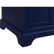 Americana 36 X 21.5 X 35 inch Blue Vanity Sink Set