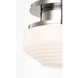 Thomas O'Brien Rally LED 8.75 inch Polished Nickel Flush Mount Ceiling Light