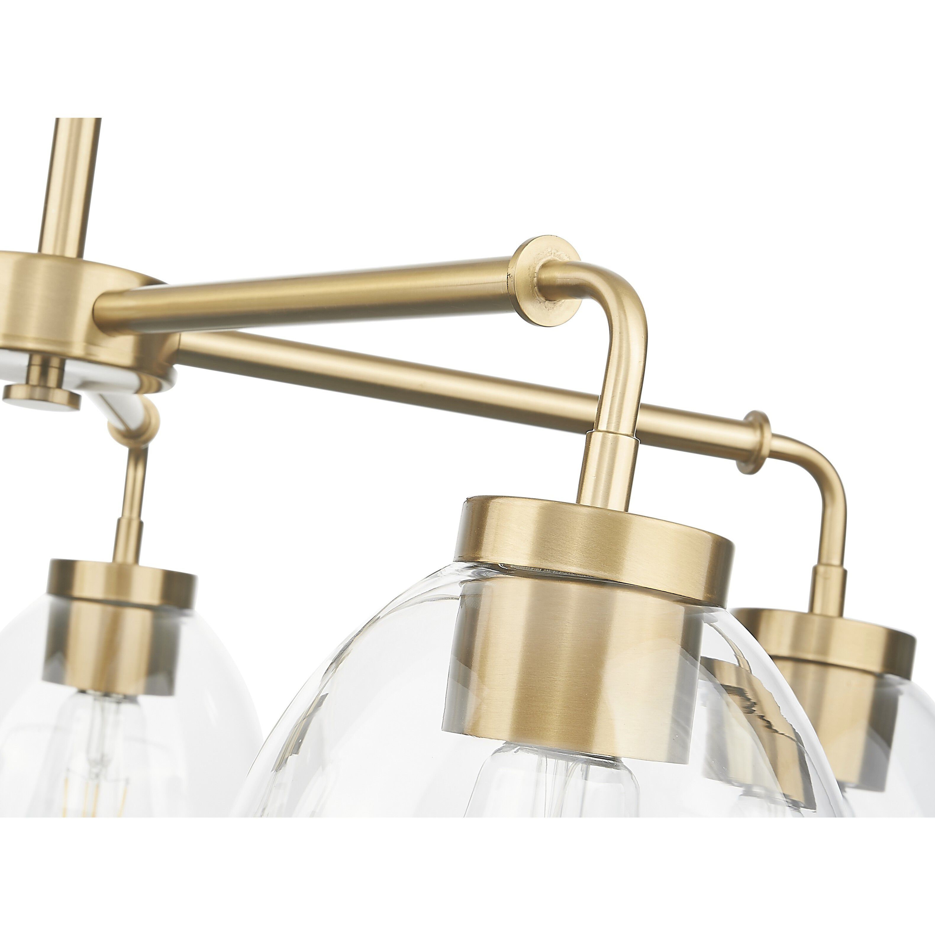 Dawes 5 Light 27 inch Brass Chandelier Ceiling Light