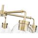 Dawes 5 Light 27 inch Brass Chandelier Ceiling Light