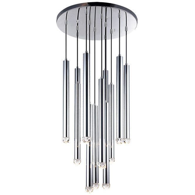 Reign LED 23.63 inch Chrome Pendant Ceiling Light