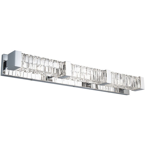 Guild LED 38 inch Chrome Bath Vanity & Wall Light in Polished Chrome, Beyond