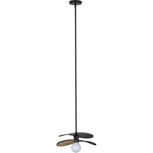 Elodie 1 Light 13.75 inch Pendant Ceiling Light in Matte Black