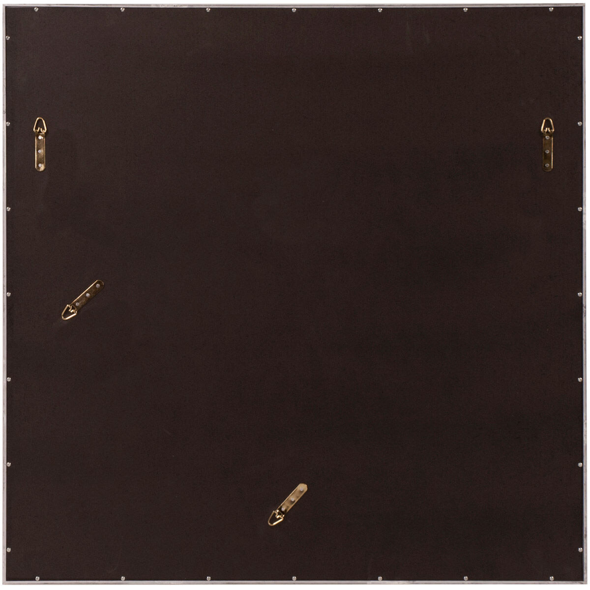 Isa 40 X 40 inch Bright Nickel Wall Mirror