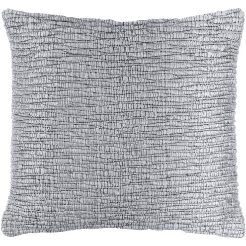 Elowyn 20 X 20 inch Light Slate/Black Accent Pillow