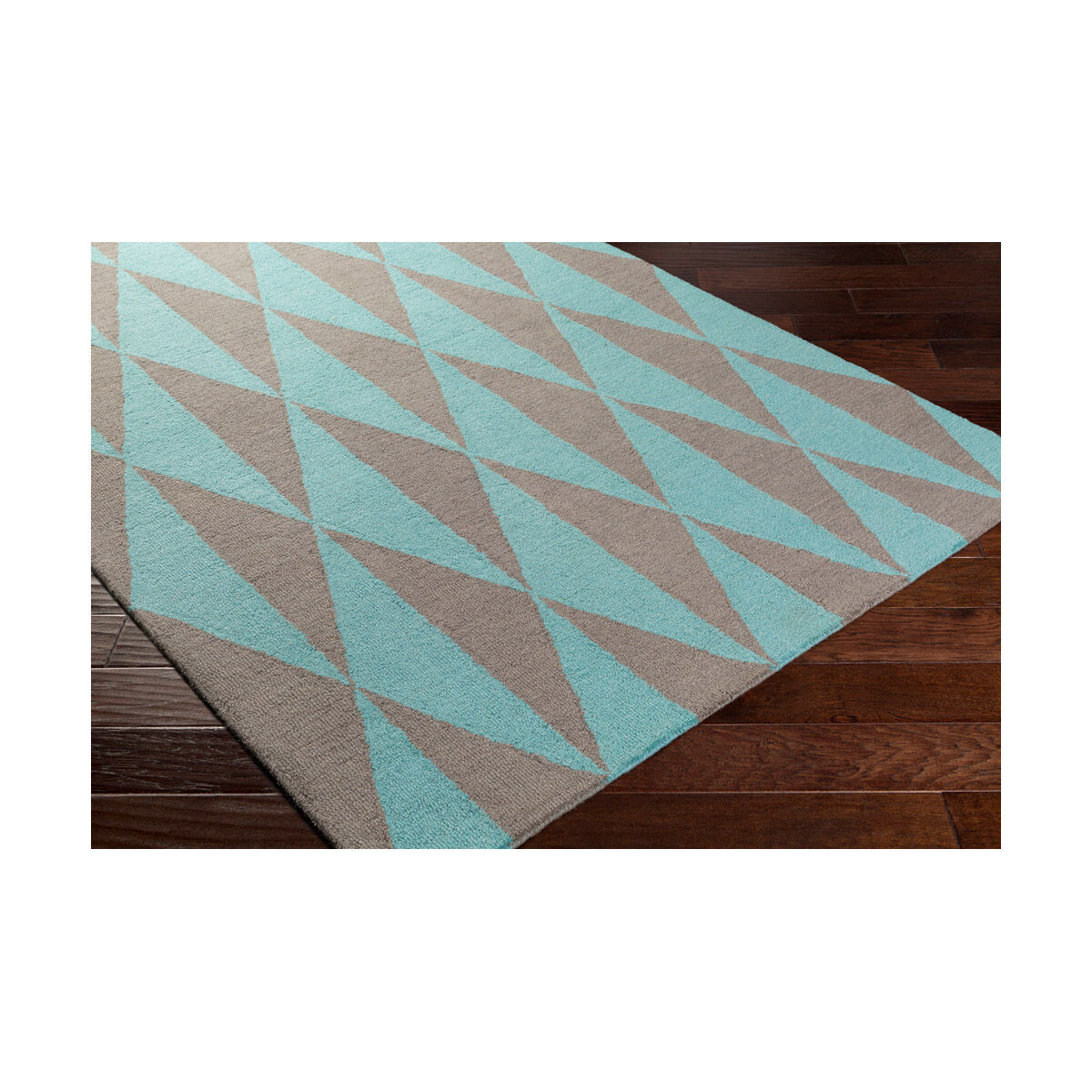 Hilda 132 X 96 inch Teal Indoor Area Rug, Rectangle