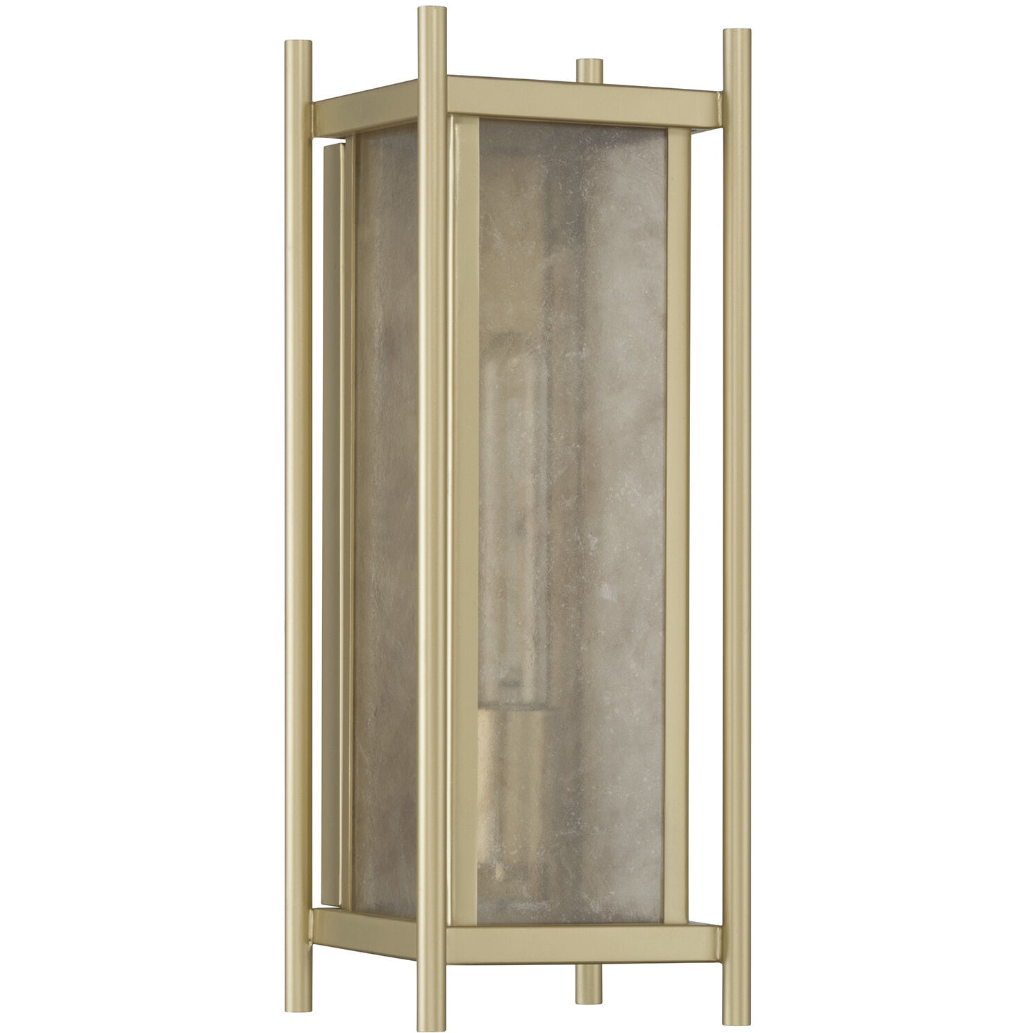 Jacobs 1 Light 16 inch Serene Brass Outdoor Wall Lantern