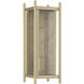 Jacobs 1 Light 16 inch Serene Brass Outdoor Wall Lantern