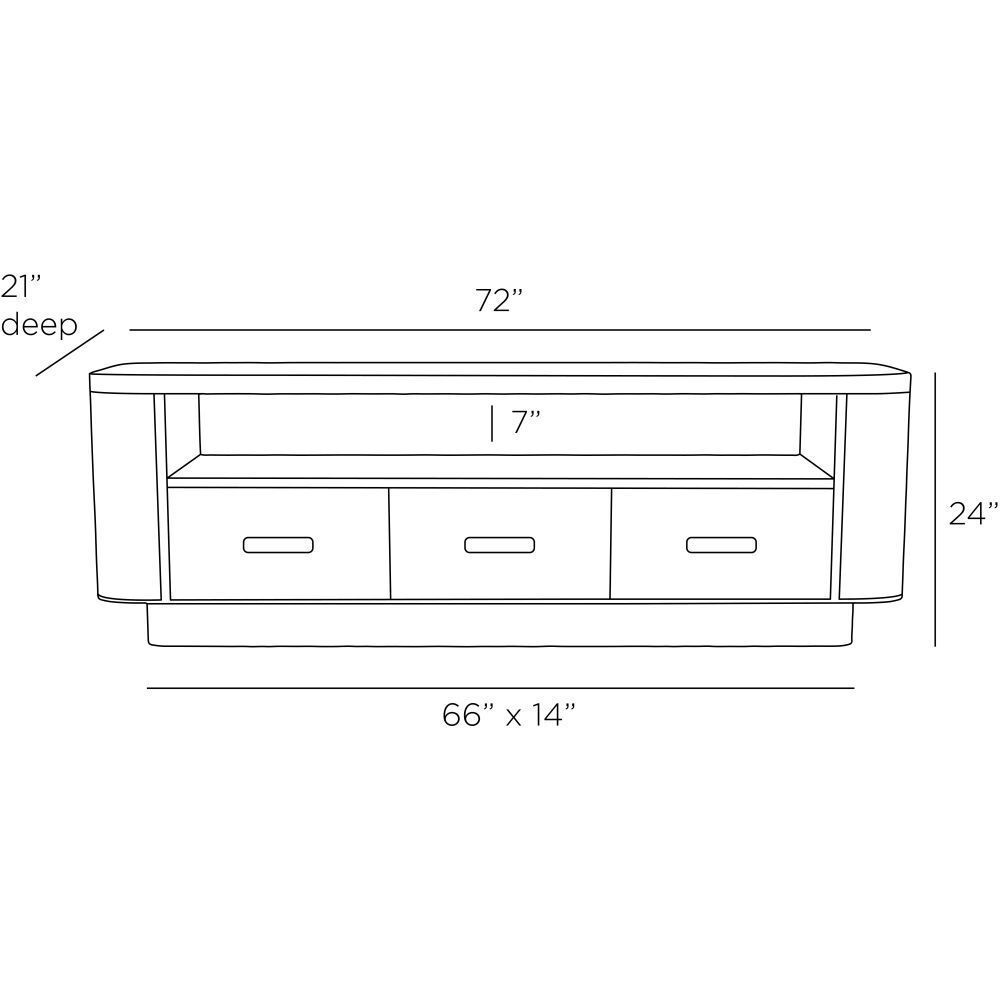 Teton 24 inch Smoke Credenza